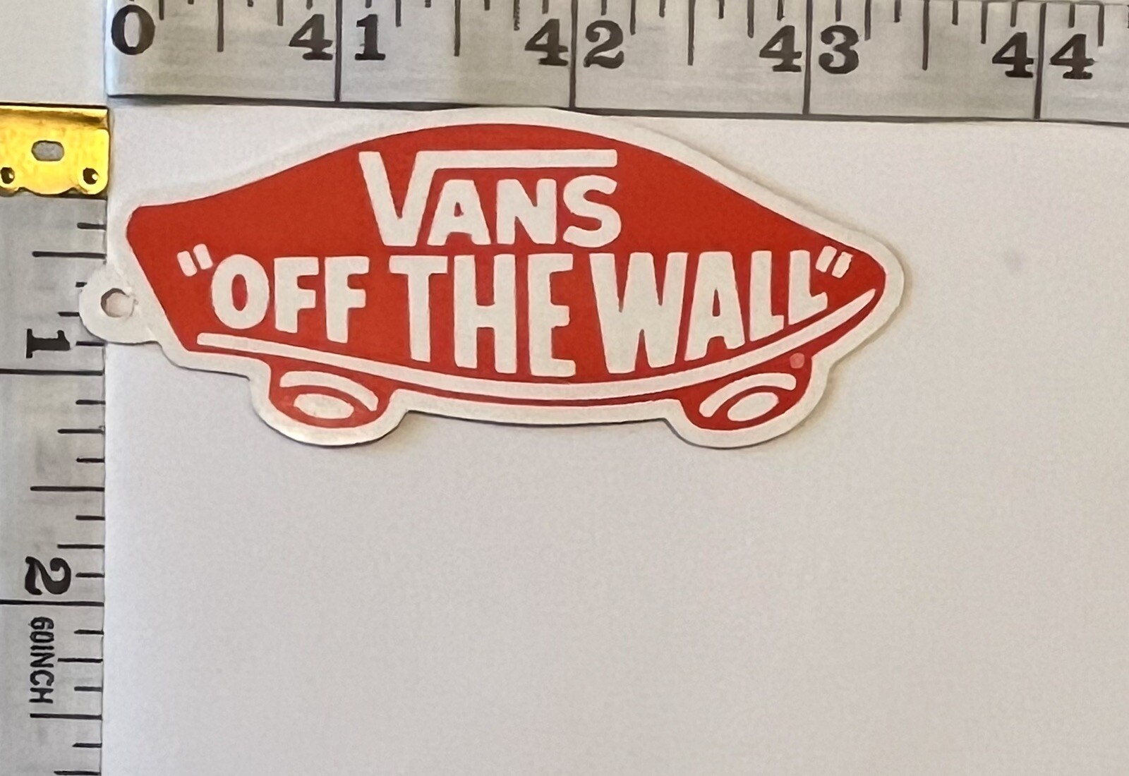 VANS OFF THE WALL 1.25” x 3.5” Sneakers Skateboard Vinyl Decal