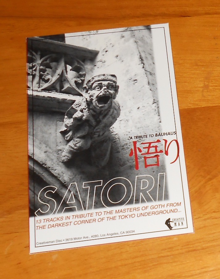 Satori Tribute to Bauhaus Goth Card Handbill Original Promo 5.5×3.5 Gargoyle