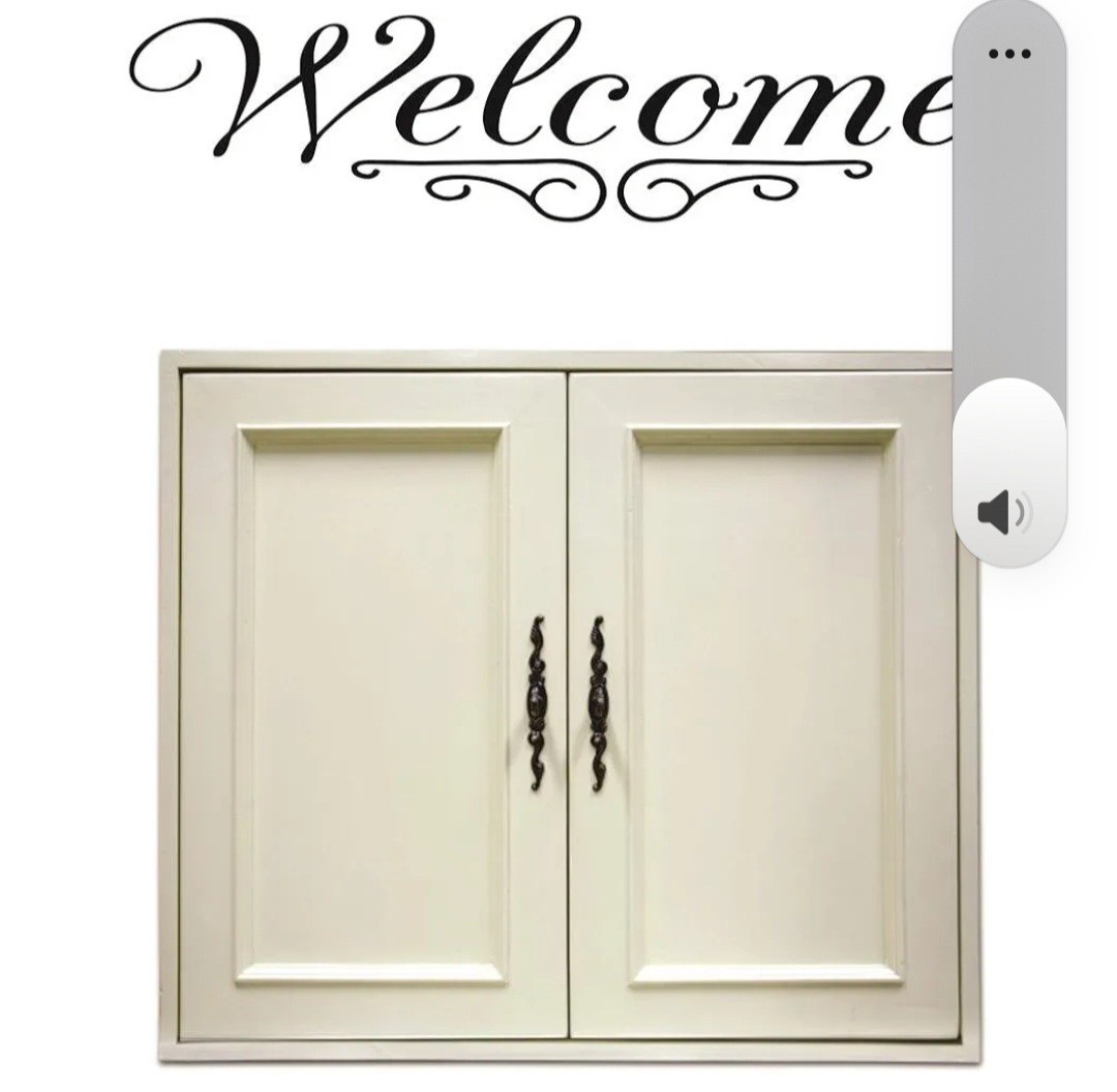 Welcome Vinyl Room Deco. 14x29in