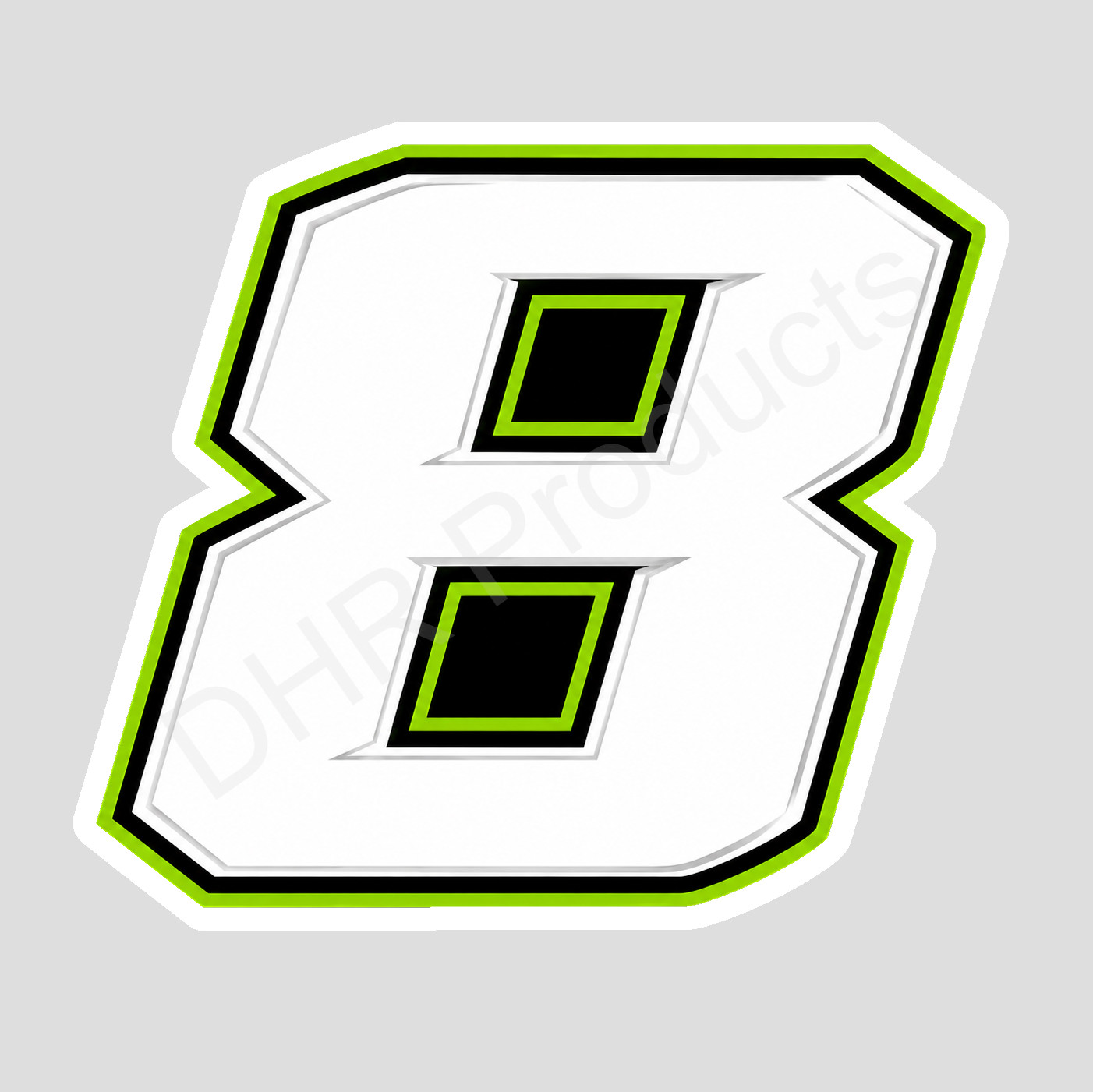Kyle Busch Number 8 Logo Weather Resistant Vinyl Sticker/Decal NASCAR 06
