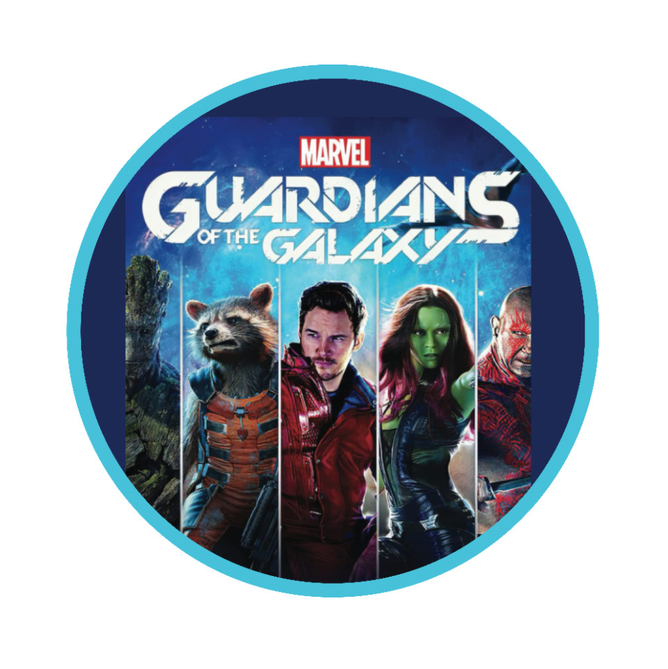 Guardians Of The Galaxy – 4" Handmade Vinyl Decal Vehicle Decor Cooler Laptop BL
