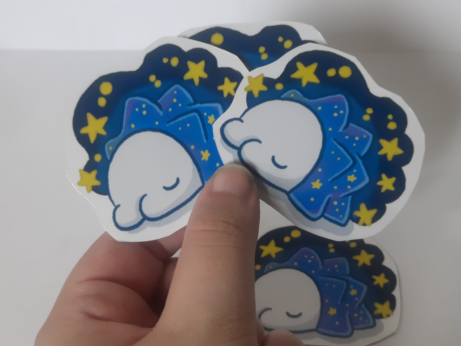 Sleepy Snom Sticker Hand Cut ~3" x 2" Jess-Sketch Original Cute Pokemon Sticker