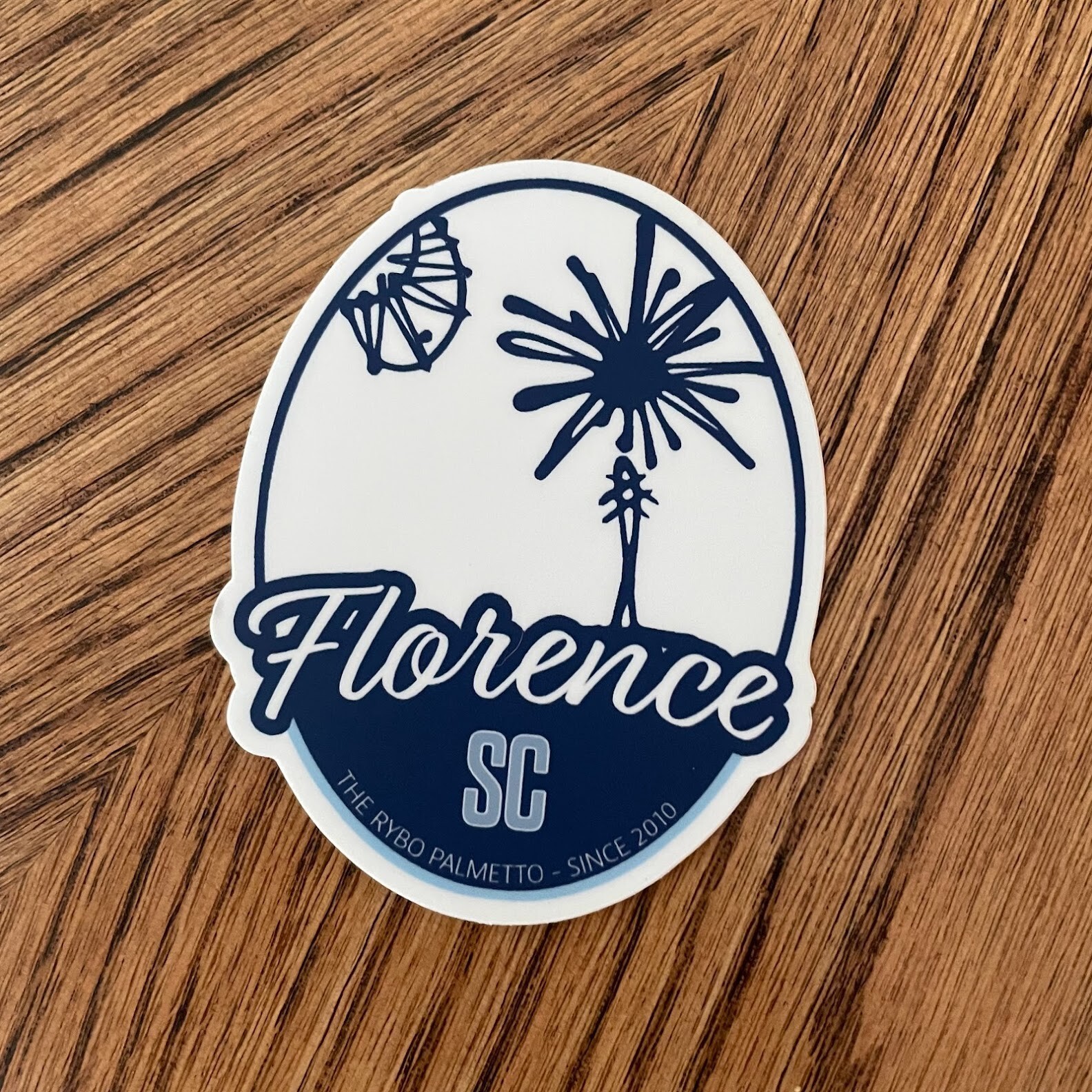 Florence, SC South Carolina Palmetto Tree Sticker Decal – LOCAL ART