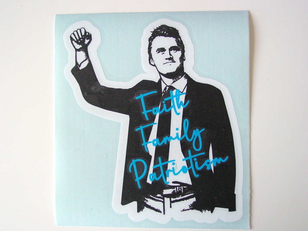 Charlie Kirk Decal, 3 Color Decal, Faith, Family, Patriotism Decal