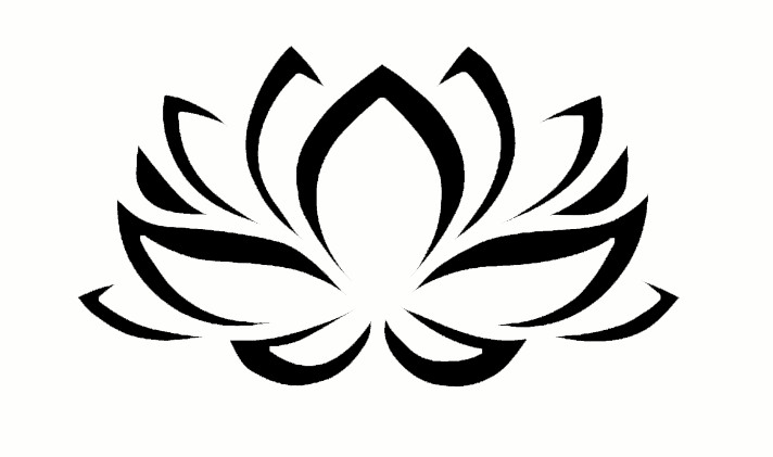Lotus Blossom flower vinyl sticker decal – many sizes / colors available