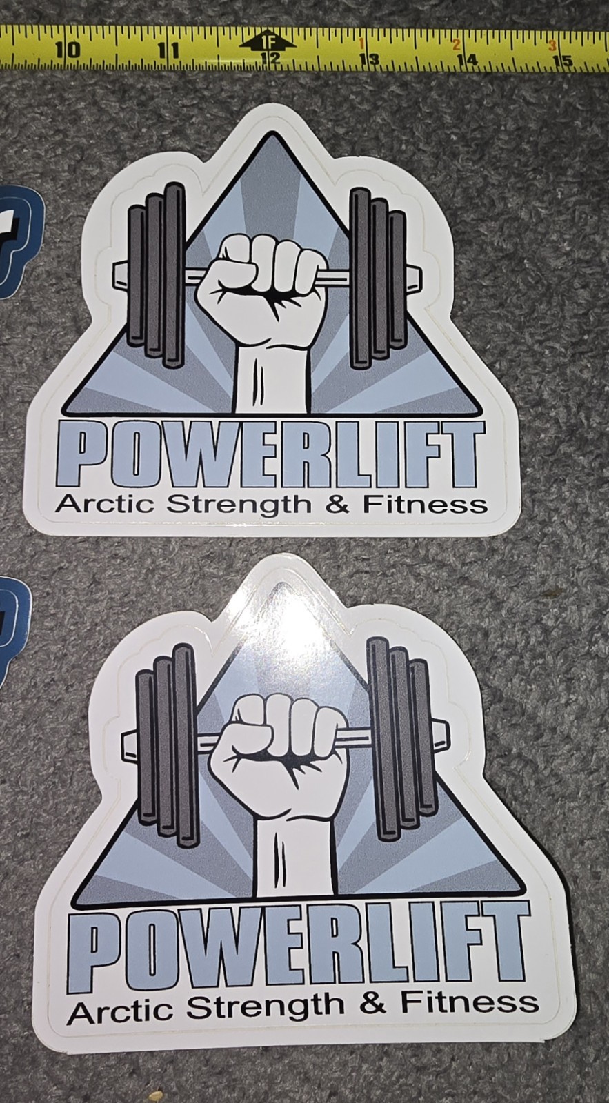 10x Sticker Decal Lot = Weight Power Lifting Triathlon Woman Gym Boxing Vinyl