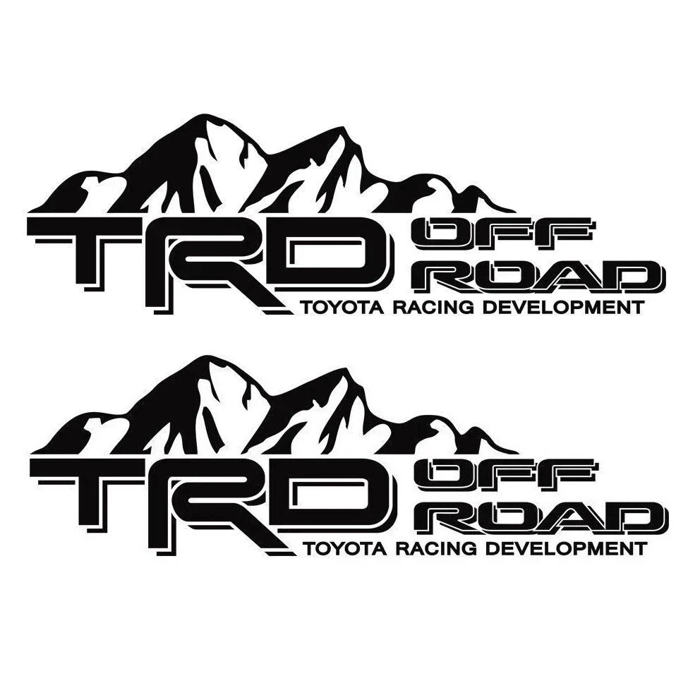 TRD OFF ROAD DECAL TOYOTA RACING DEVELOPMENT TACOMA TUNDRA TRUCK 4X4 STICKER
