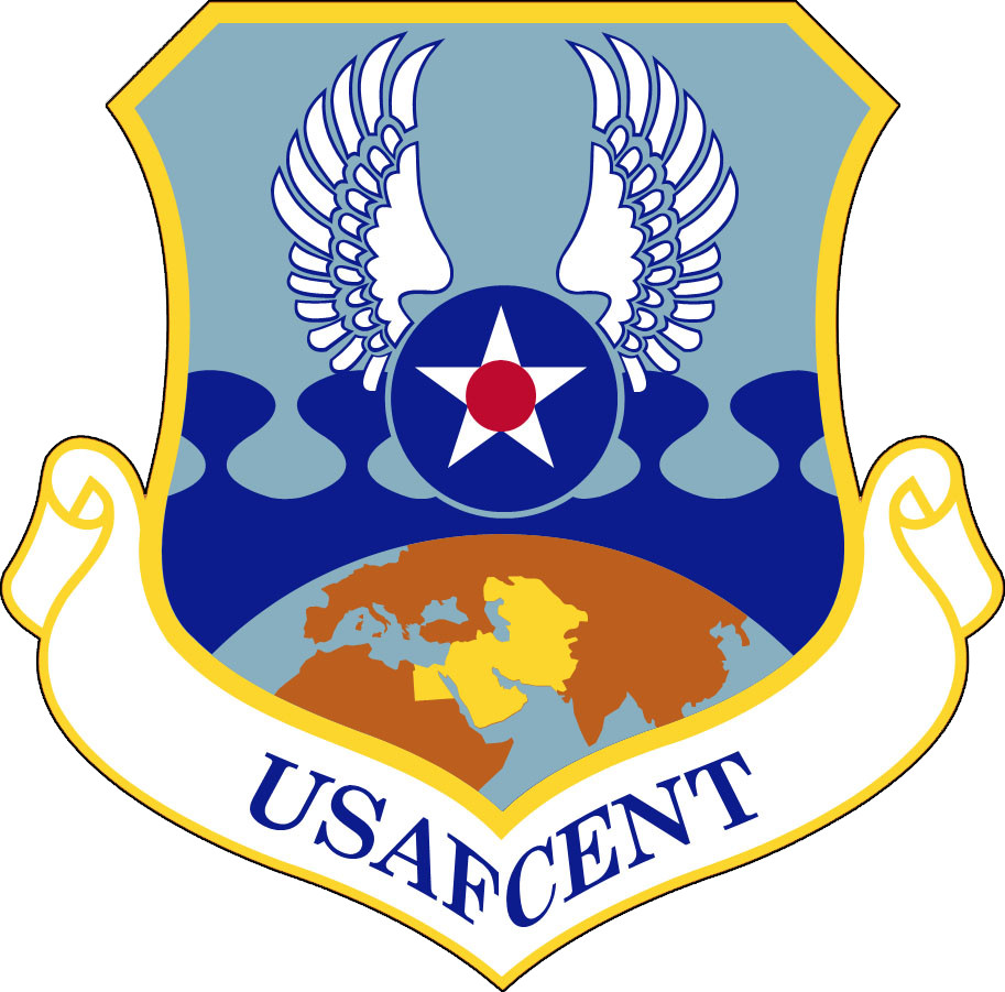 USAFCENT Air Force Central Command (2 small or 1 Large)  Vinyl Decal