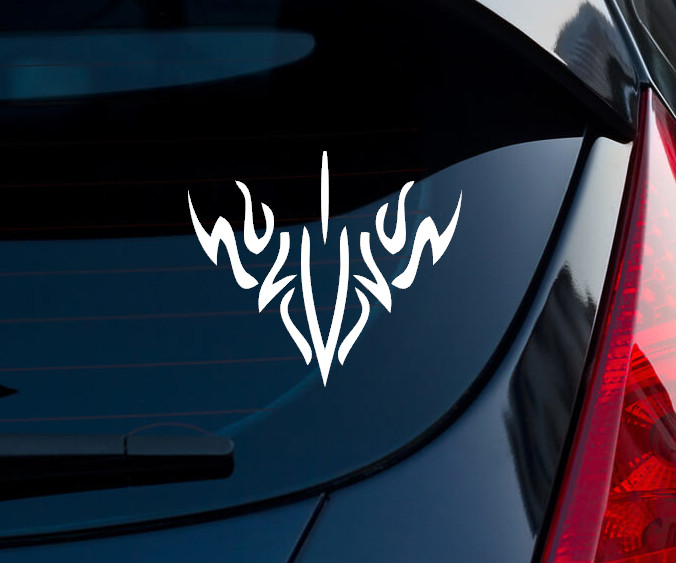 Stormlight Archive Skybreaker Indoor Outdoor Matte White Vinyl Decal 3"x2.59"