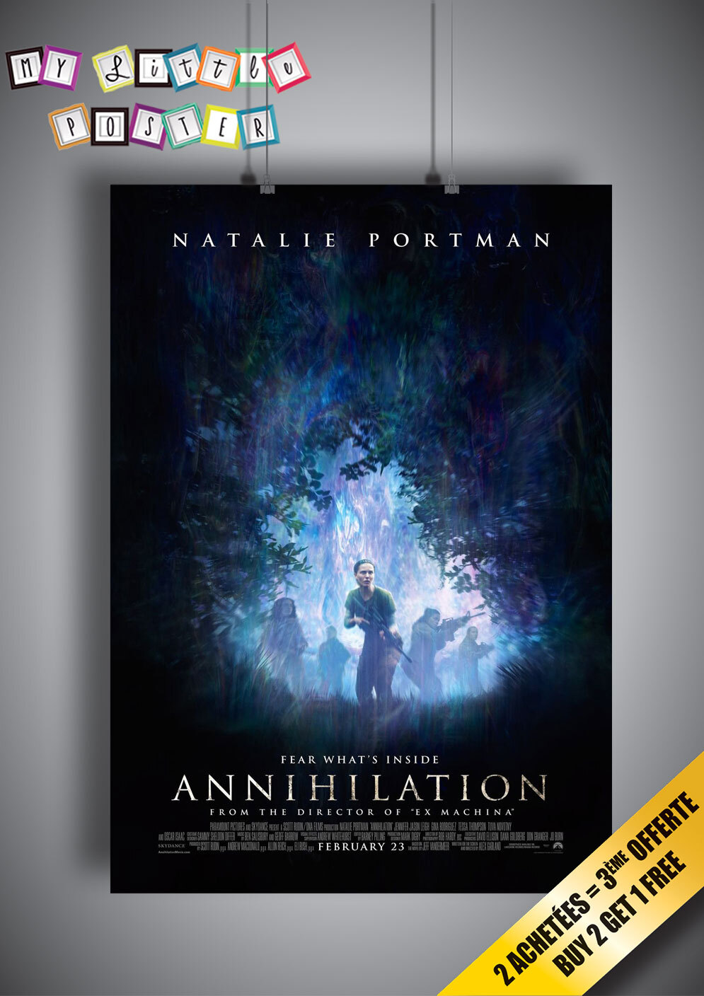 Annihilation Natalie Portman Original Poster Movie Size A4/A3