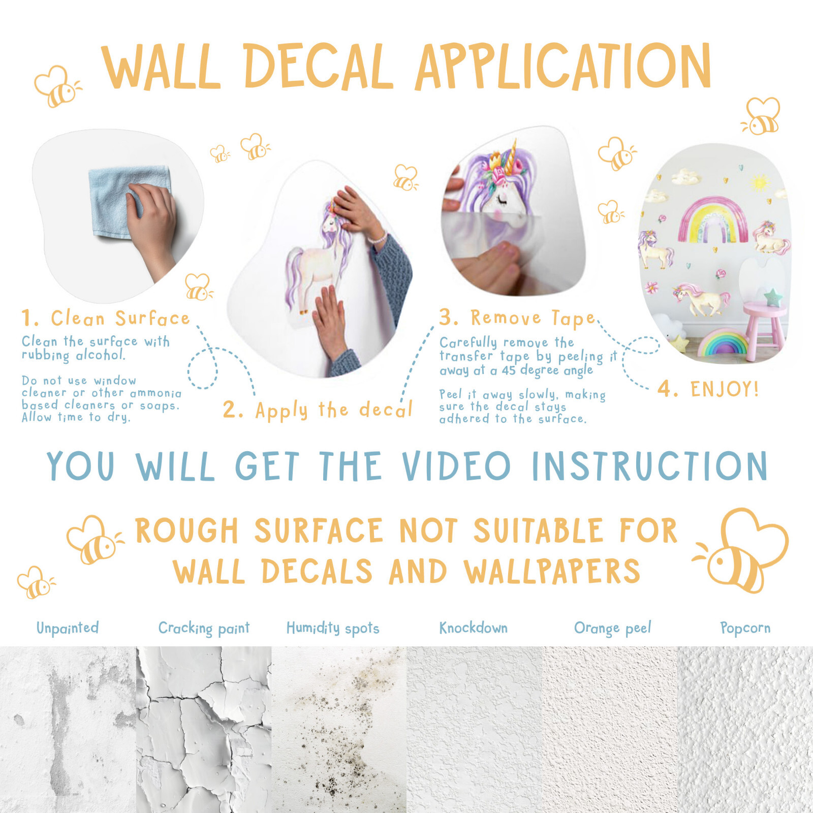 Boho Hot Air Balloon Wall Decals, Neutral Unisex Air Balloons Nursery Decor Set