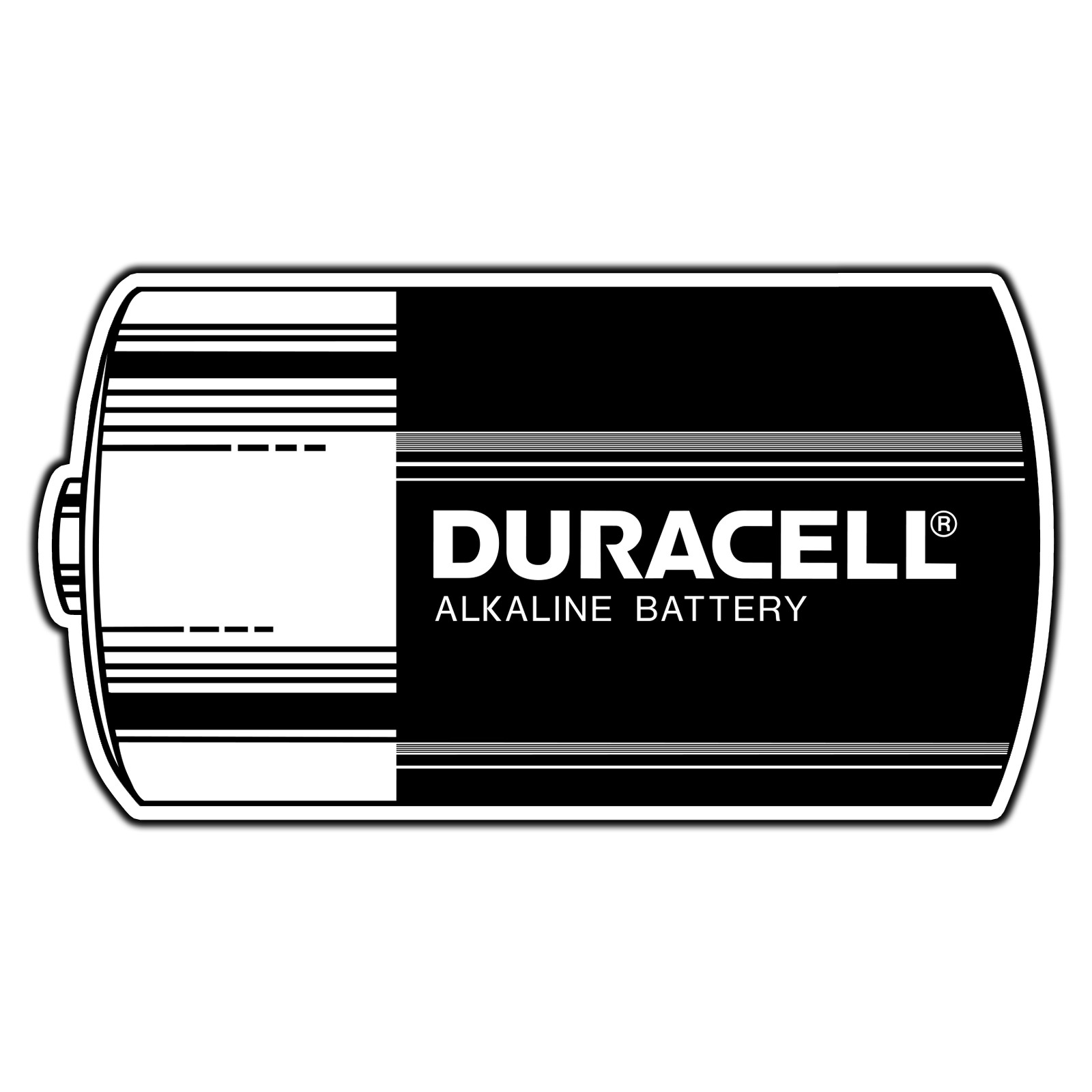 Duracell Battery Logo #1 Sticker Waterproof Vinyl Decal Die-Cut Laptop Car