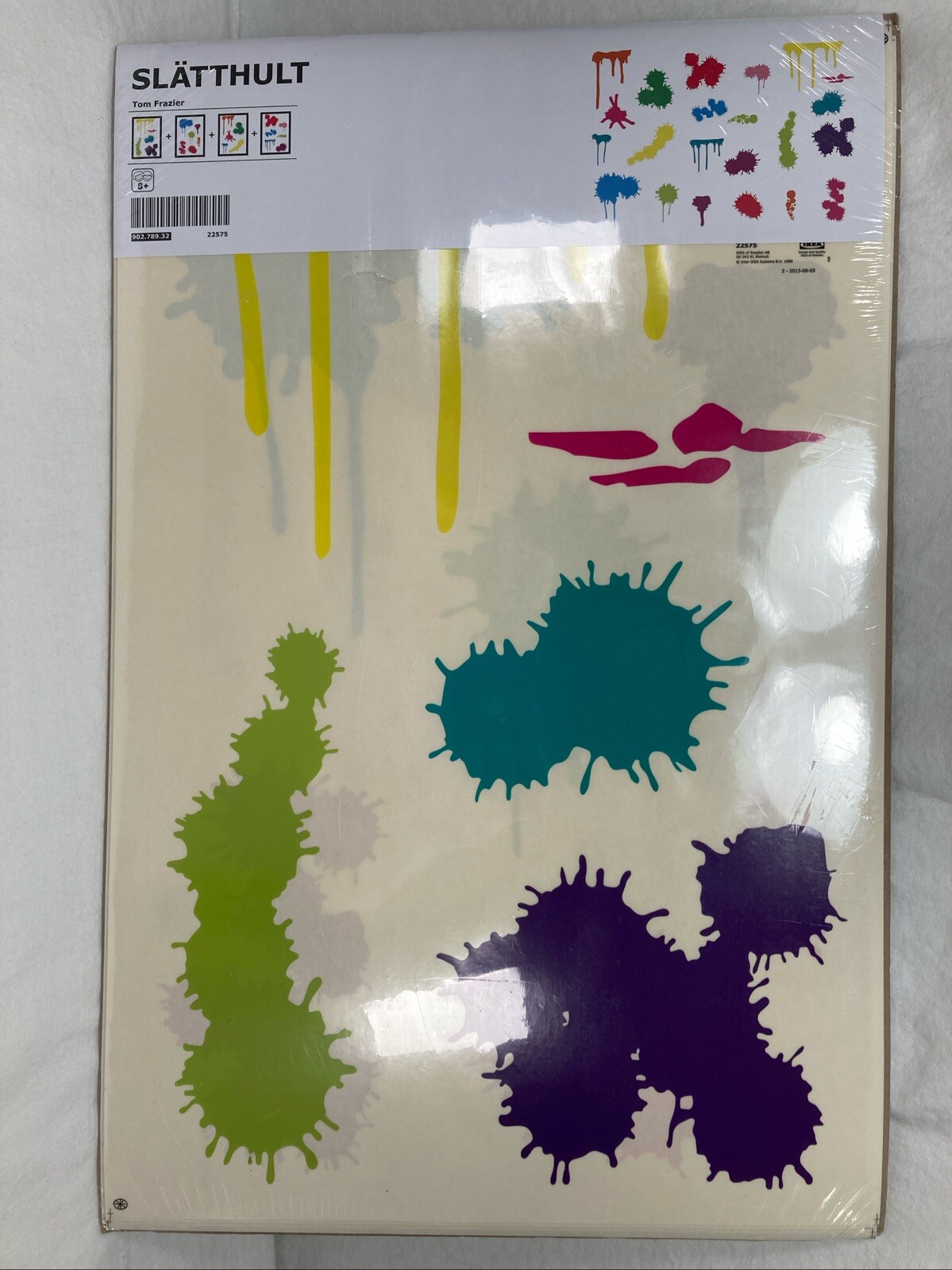 IKEA SLATTHULT Wall Stickers Paint Splats 902.789.32 – Tom Frazier – New