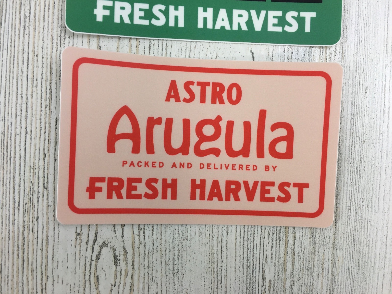 Fresh Harvest Atlanta GA Lot of 3 Farm Produce Stickers Eggs Kale Arugula NEW
