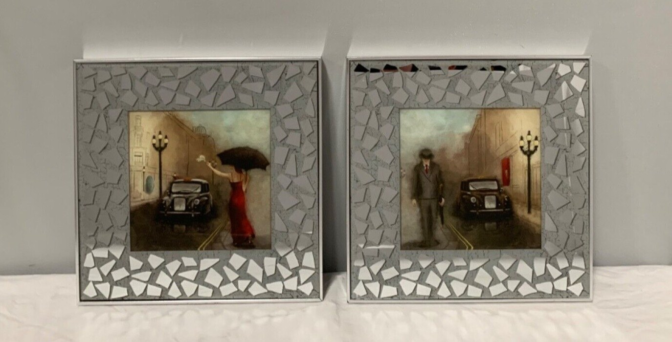 Art Deco 1920s Roaring Twenties Street Scene Wall Art Home Decor