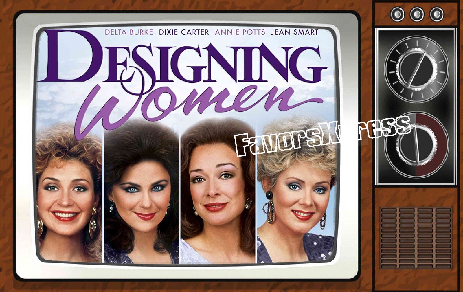 Designing Women Classic TV Show PHOTO MAGNET 4 X 2.5 INCHES