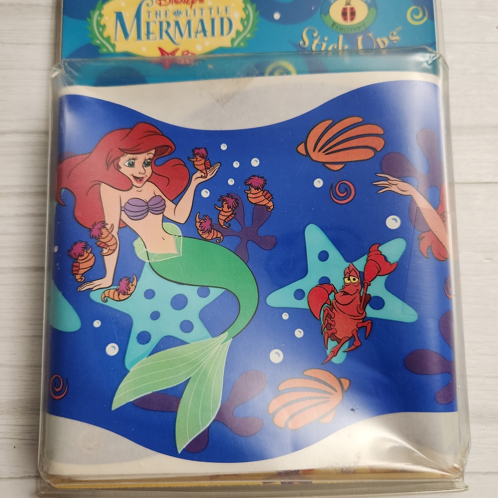 Disney The Little Mermaid 5 Yards Border Stick-Ups Priss Prints Removable
