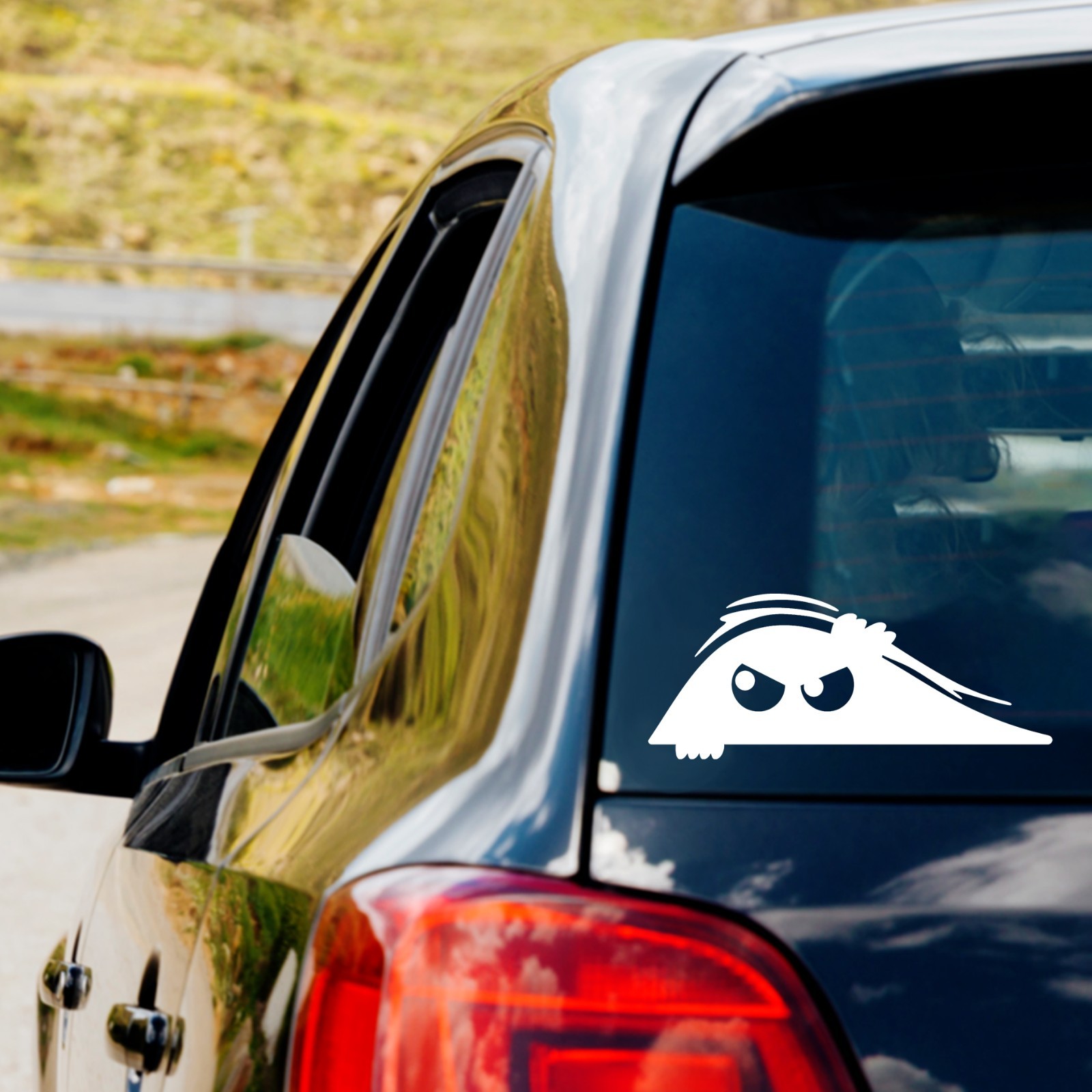 Peeking Monster Scary Vinyl Decal Sticker Car Truck Window Laptop Water Bottle