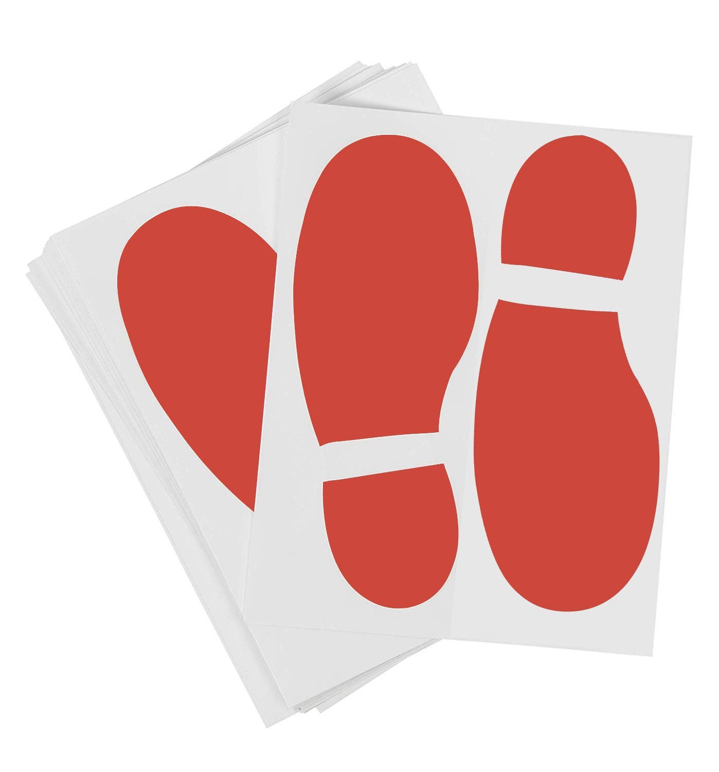 18 Pairs 36 Prints Colorful Kids Size Shoes Footprint Stickers Footprint Deca…