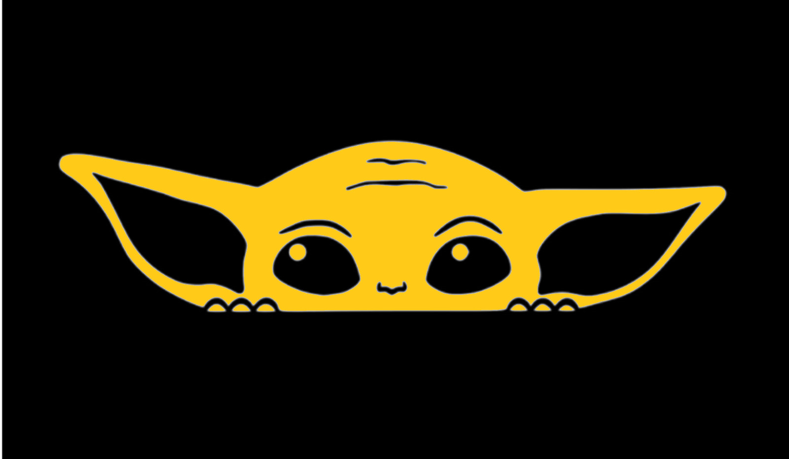 BABY YODA, GROGU, STAR WARS, Decal Stickers for Cars, Windows, Laptops, Tablets.