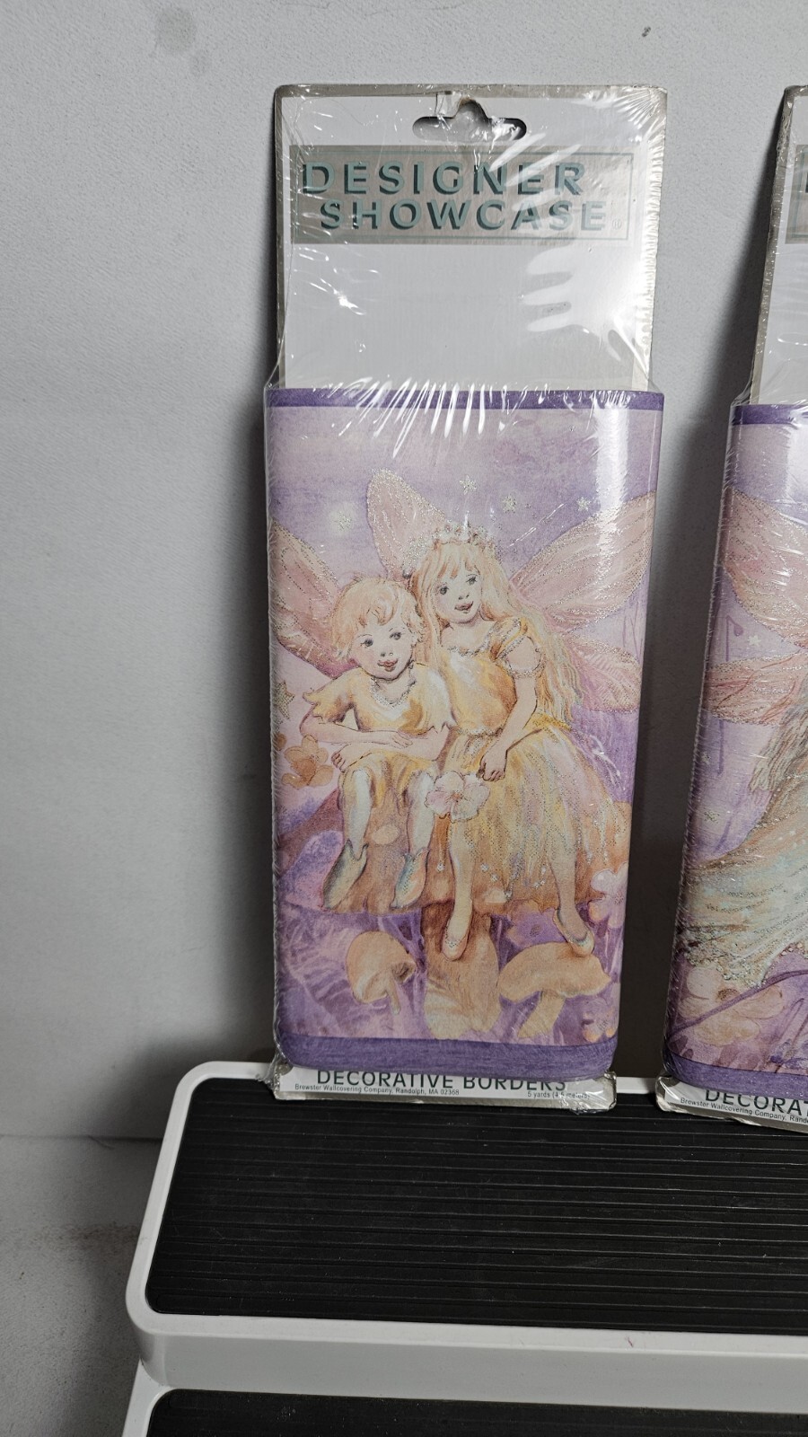 (2) Vintage Designer Showcase Fairy Decorative Border 93653FP 5 Yards Each NOS