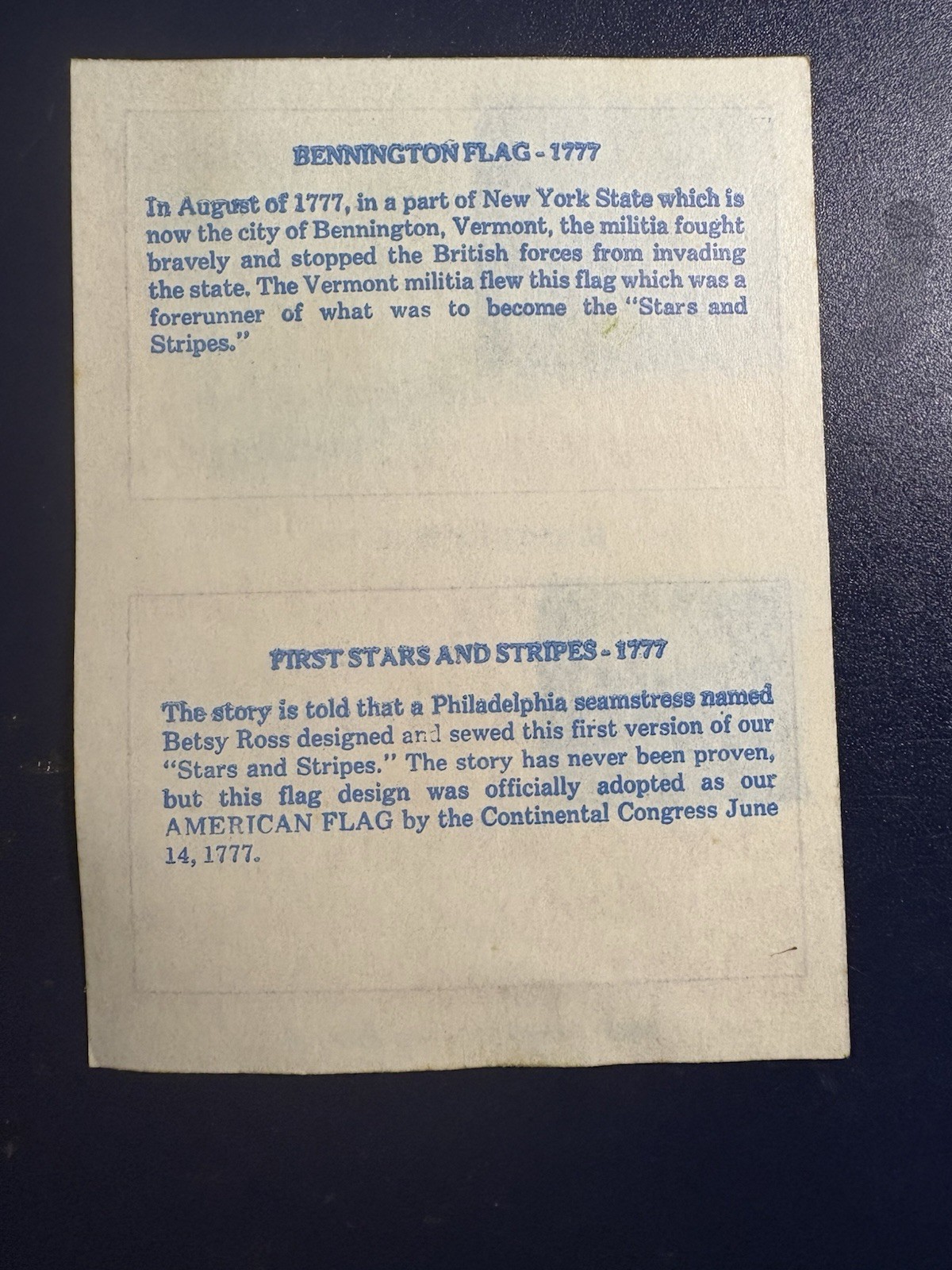 Historical Bennington & First Stars And Strips Flag Sticker Decal
