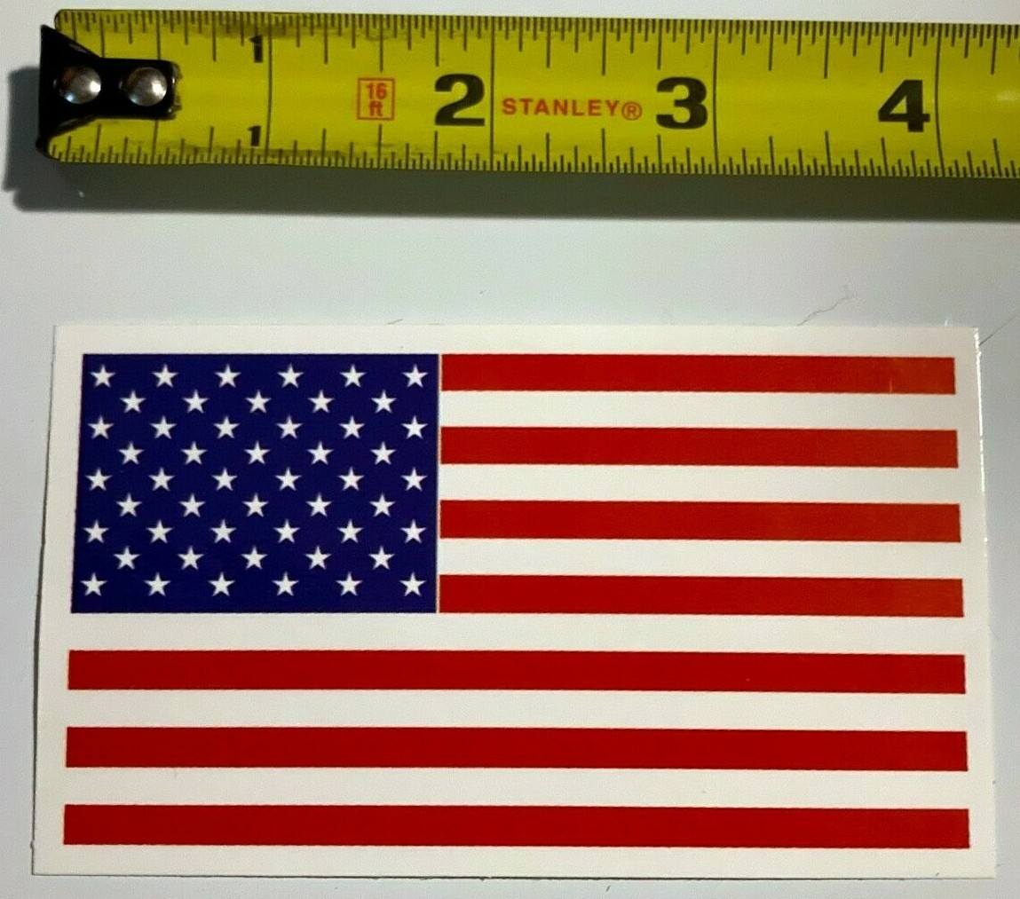 US Flag Patriotic Series Stickers Full Set of 7 Vending Machine Decals God Bless