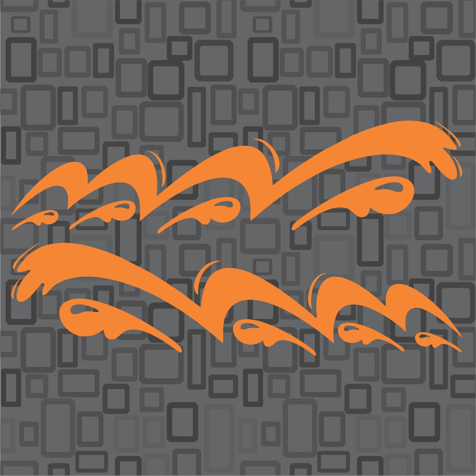 Water Splash Sticker Vinyl Decal Mud Splash Car Truck 2pc (1 for each side) #3