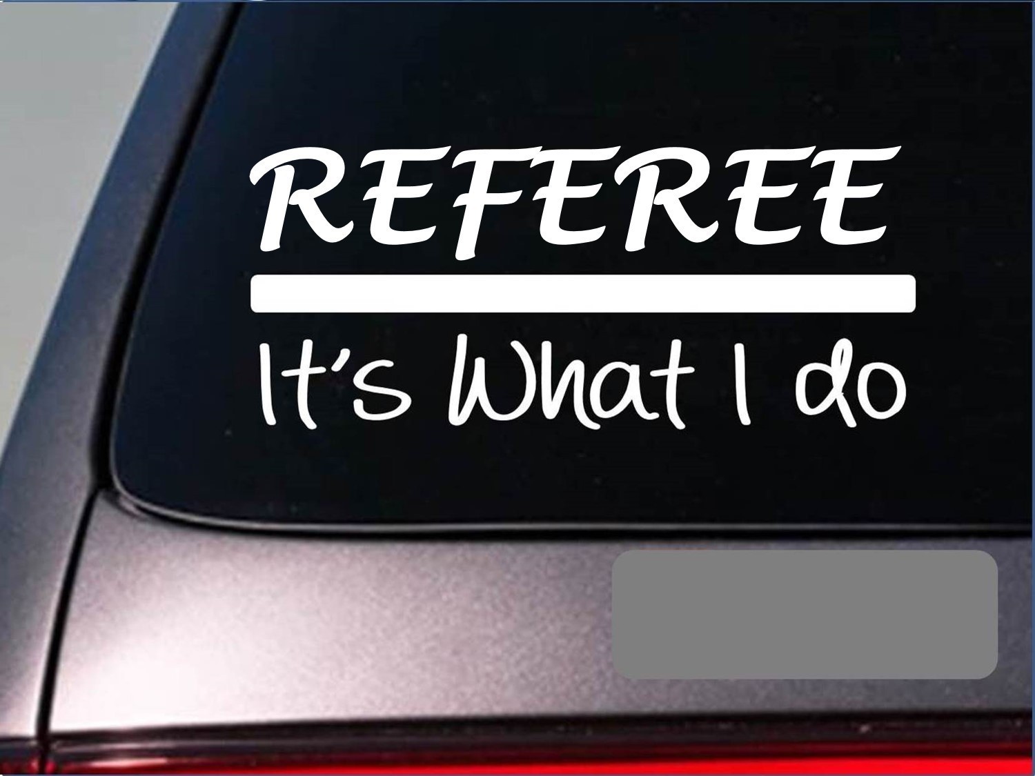 Referee it's what i do sticker *H279* 8 inch wide vinyl basketball football