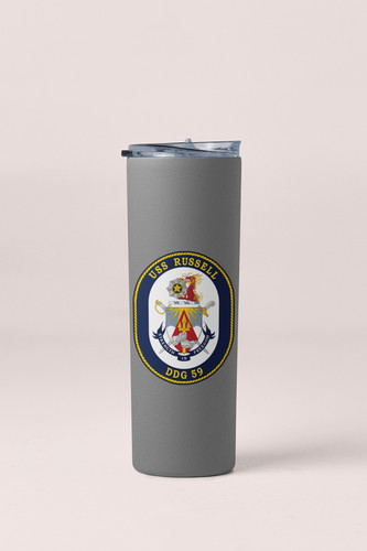 DDG-59 USS Russell Badge Sticker Decal