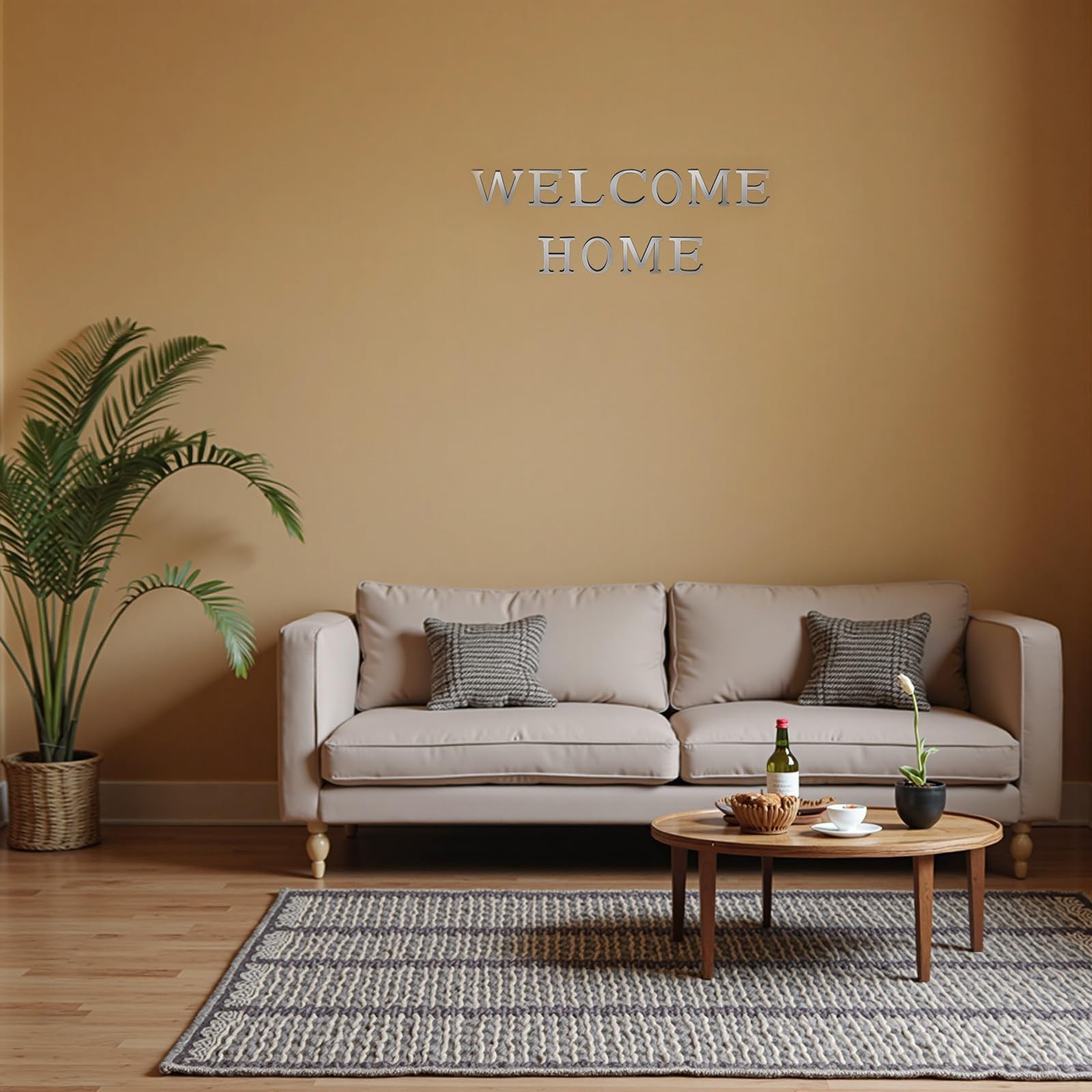 3D Acrylic Alphabet Mirror Wall Stickers Letter A Self-Adhesive Home Decor Le…