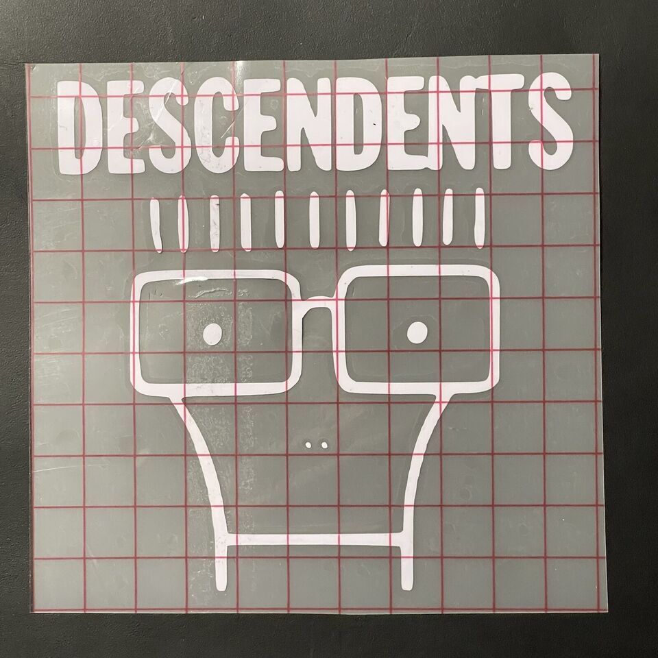 Descendents Car Decal Vinyl Glossy Milo Band Logo Bumper Sticker Outline