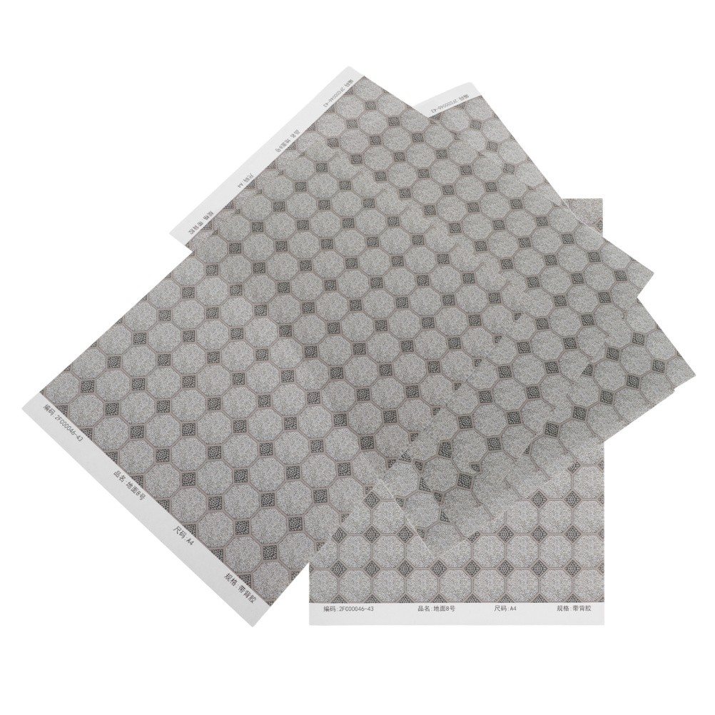 4pcs Miniature Floorboards – Peel and Stick Dollhouse Flooring – Self-Adhesive