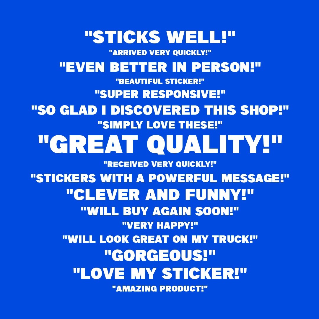 Funny Circle Game "Gotcha" Vinyl Sticker