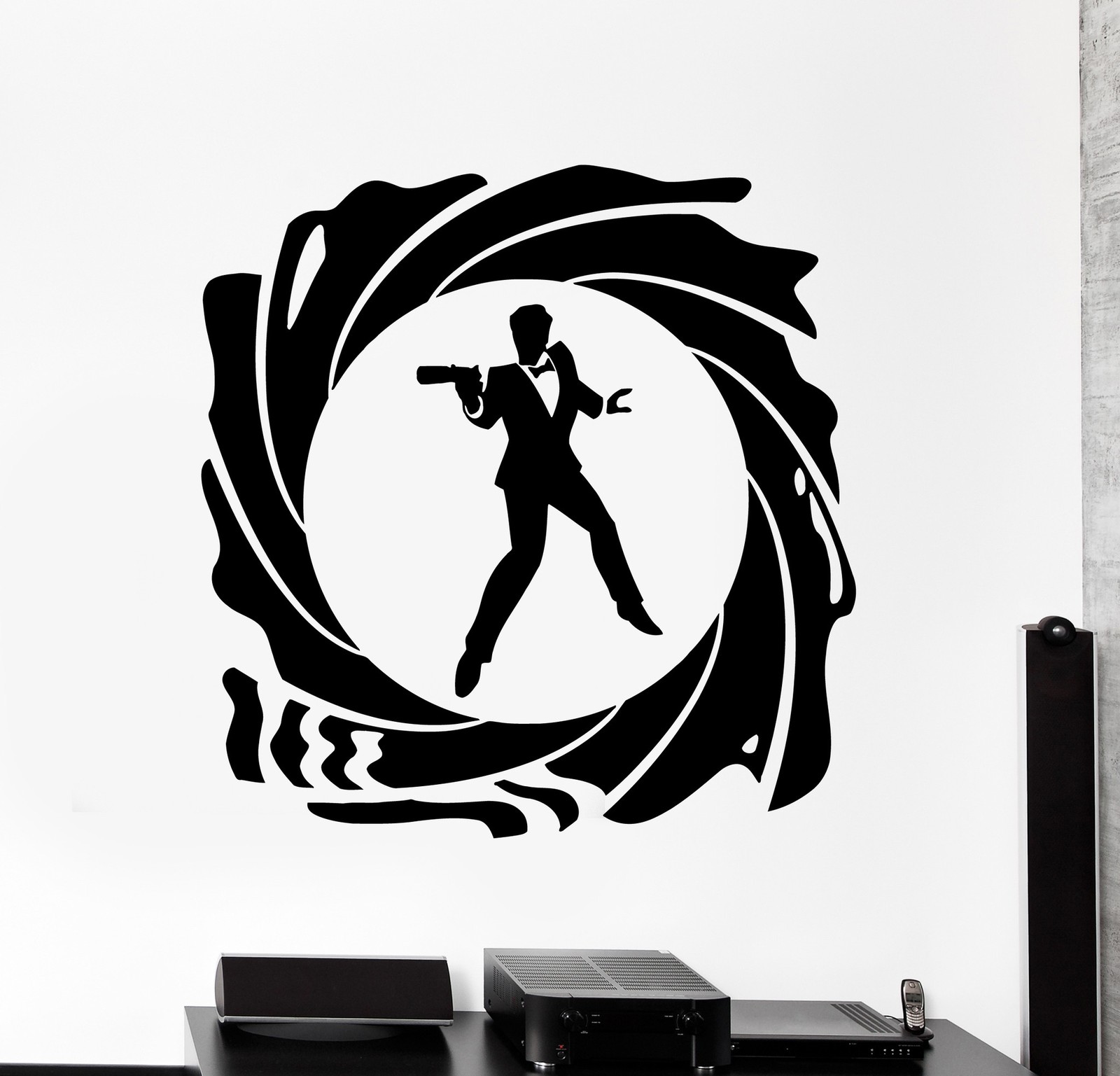 Wall Vinyl Decal James Bond 007 Spy British Secret Service Interior Decor z4028