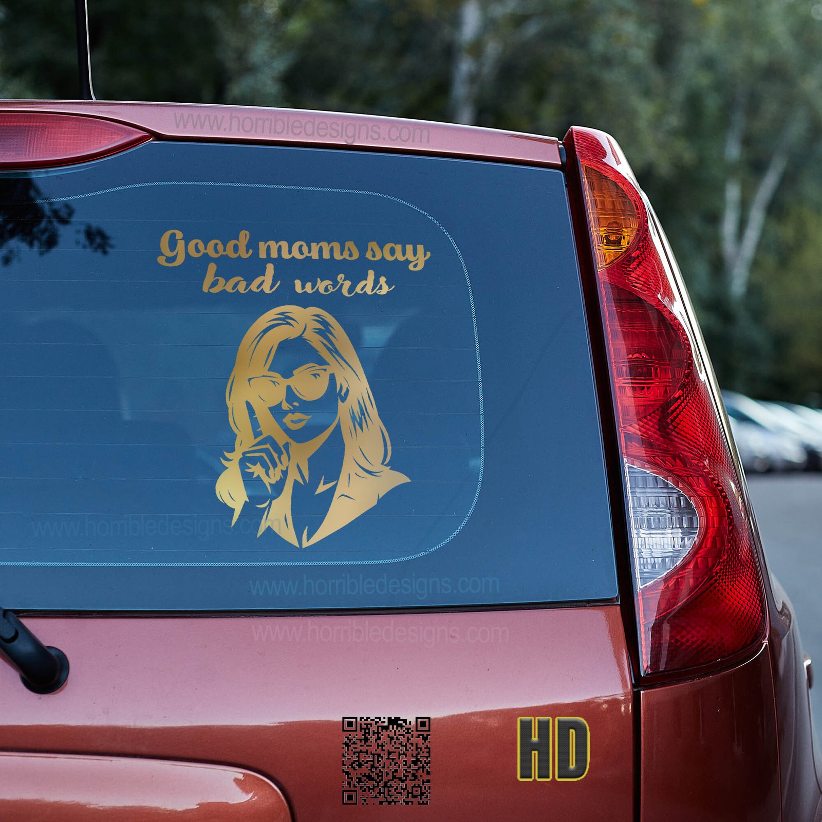 Good moms say bad words Vinyl decal
