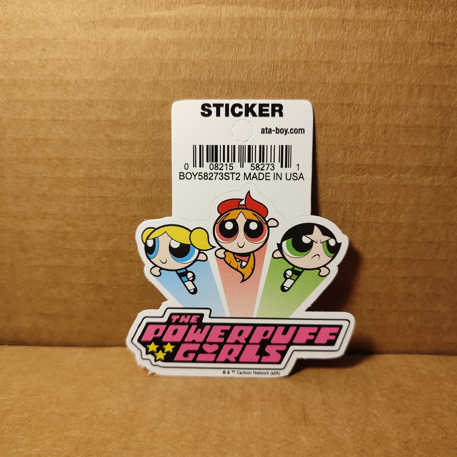 The Powerpuff Girls Die Cut Vinyl Sticker Official Cartoon Collectible Decal