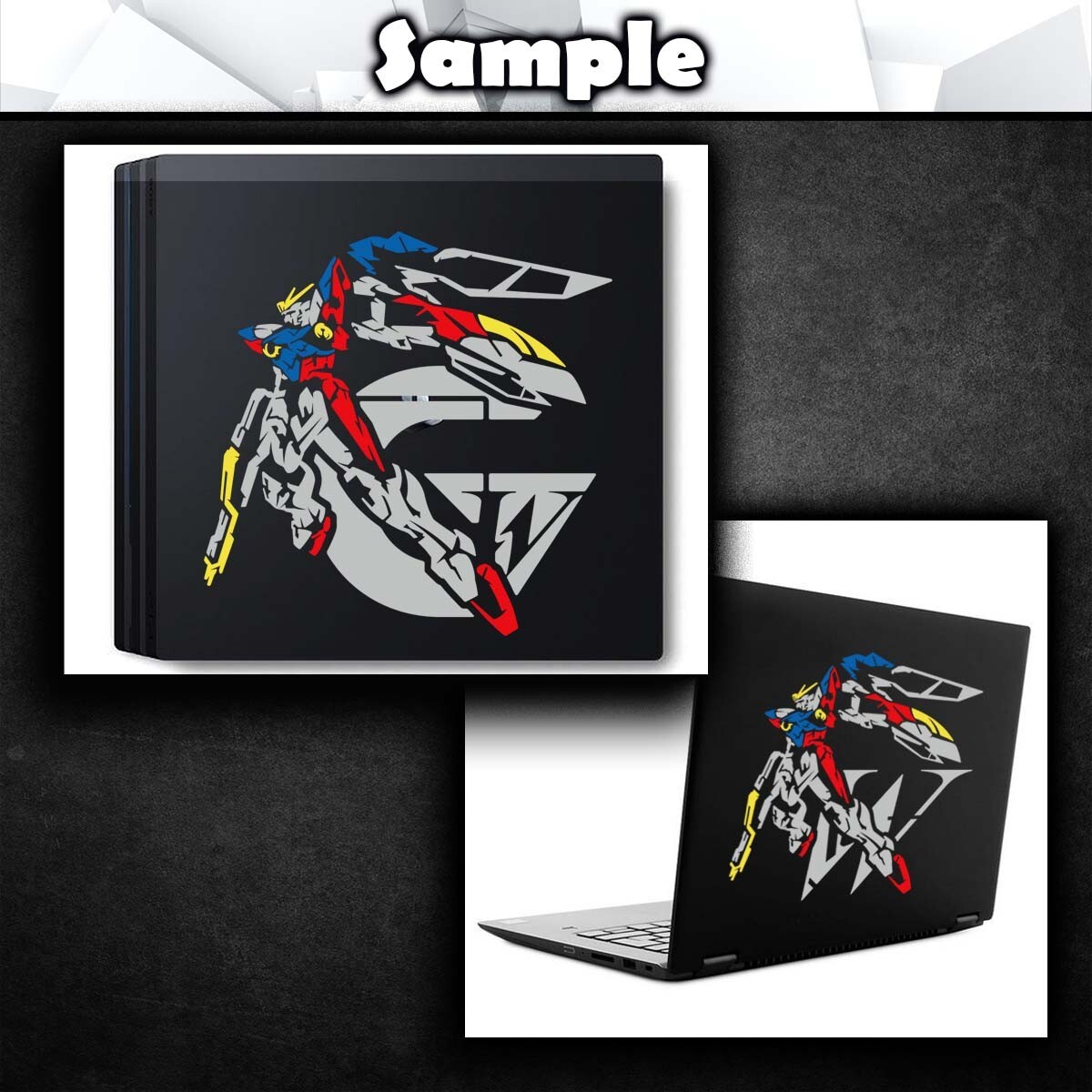Wing Gundam Zero Vinyl Decal Sticker (Anime Mecha Mech Car Laptop PC Tower)