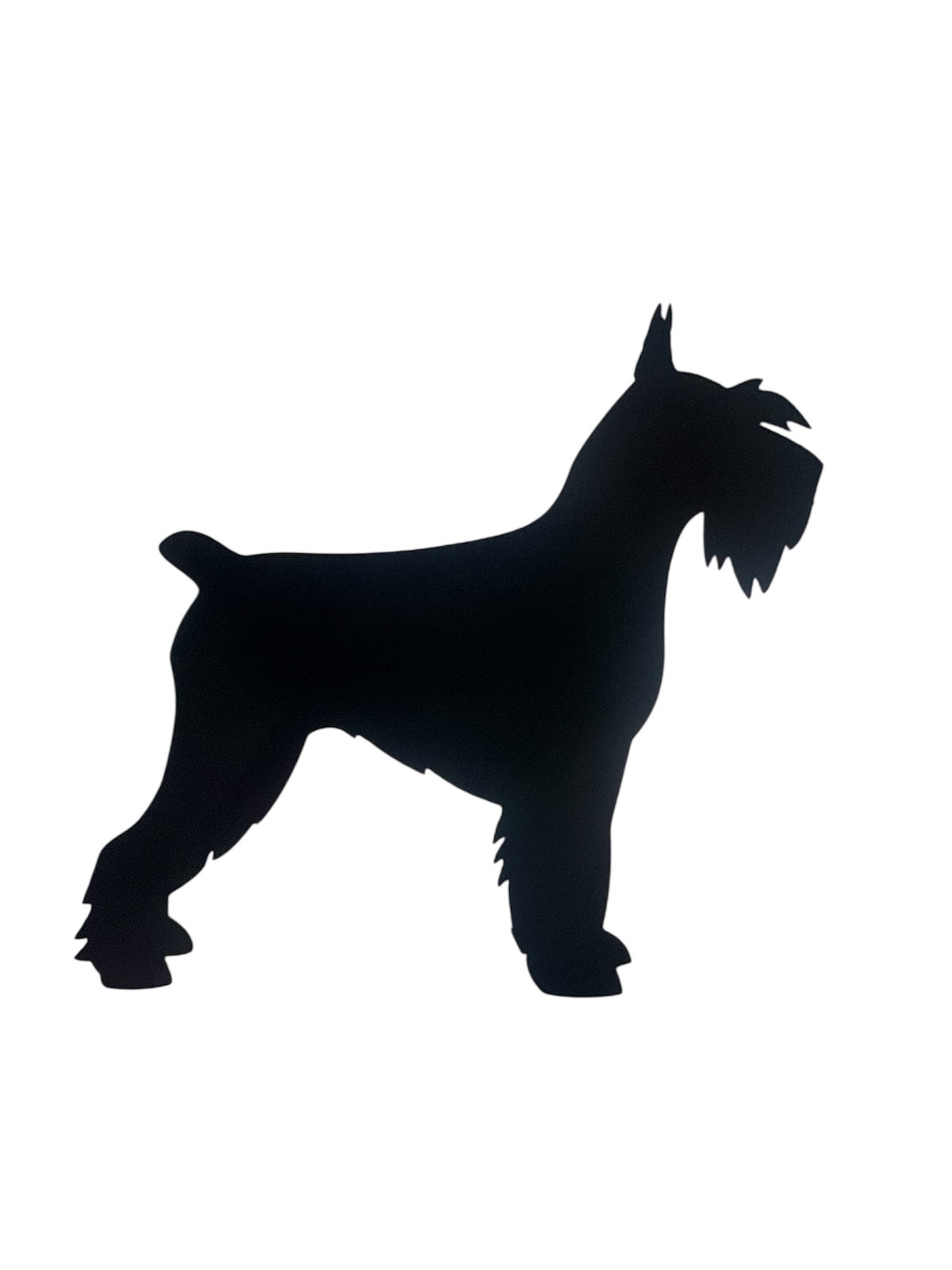Schnauzer dog Decal for car Windows Laptops most Smooth Surfaces
