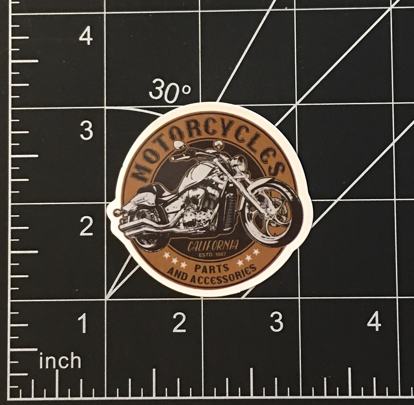 Motorcycles California CA Parts Accessories – Vinyl Sticker Durable Motorcycle