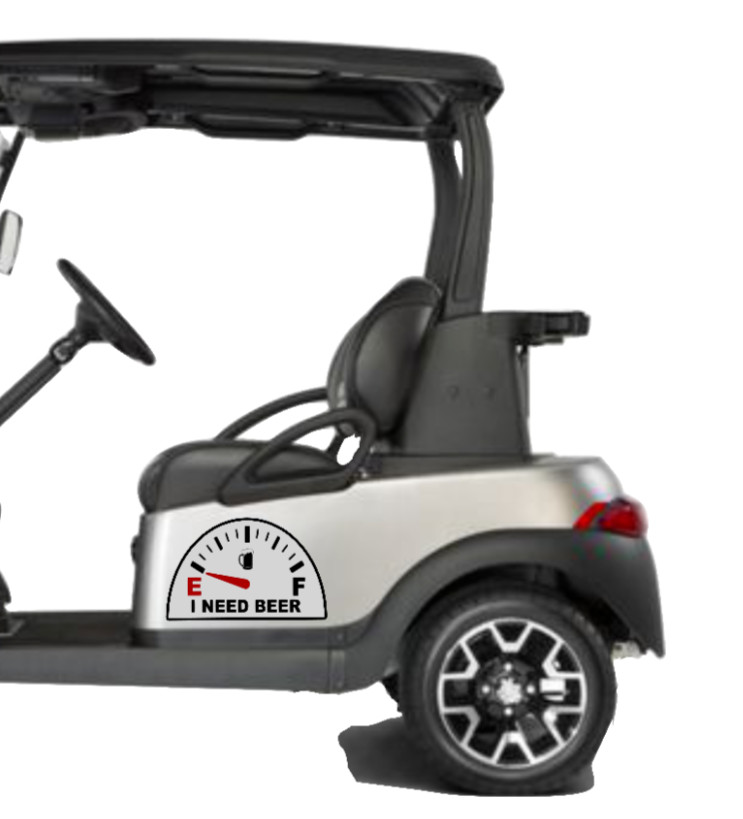 Beer (I Need Beer) 4" Car Vinyl Decal Window Cooler Trailer Bar Golf Cart Laptop