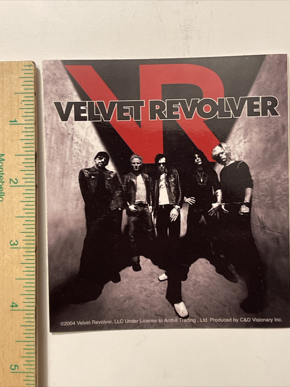 Velvet Revolver Vinyl Sticker: Licensed, New, Vintage 2004, Rare