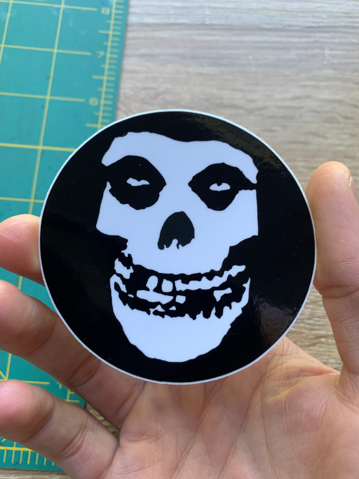 Misfits Skull Music Premium Vinyl Decal Sticker 3 inches Free Shipping Punk Rock