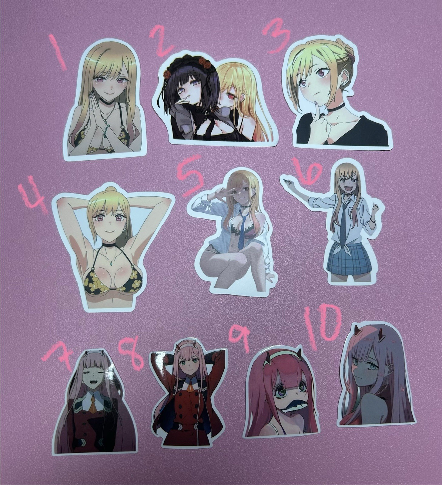 Zero Two And My dress Up Darling Stickers – 4
