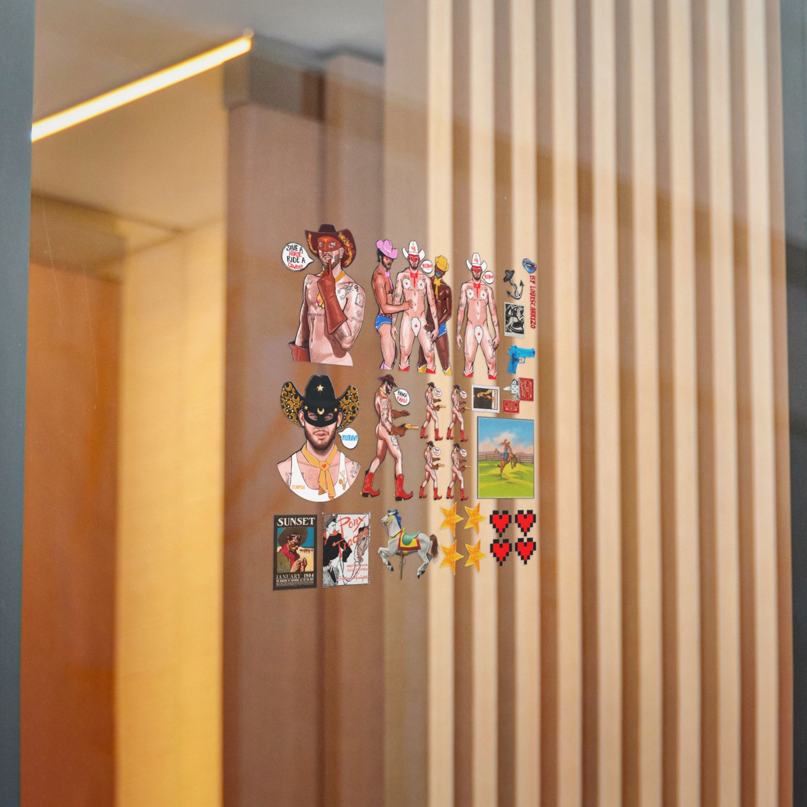 Orville Peck – 6"x6" stickers sheet – Die-Cut Stickers, (DTF)