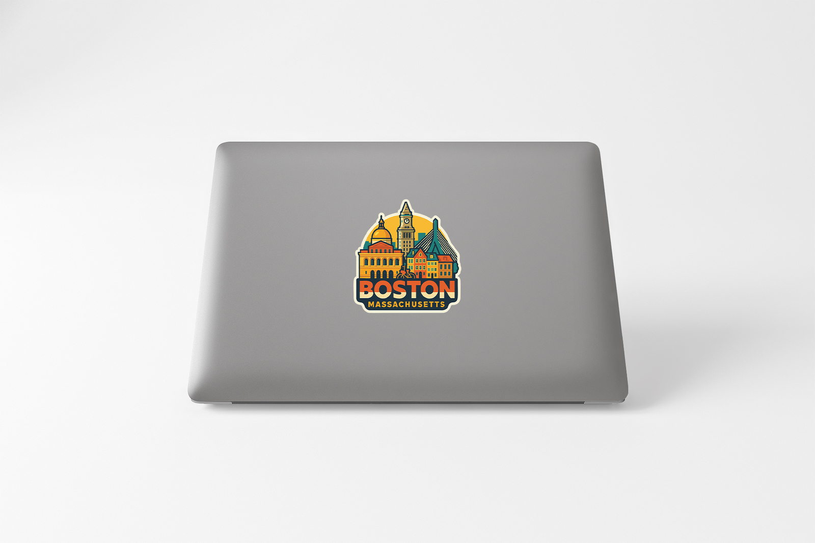 Boston Sticker Decal Vinyl Die-Cut City Skyline Landmark Design