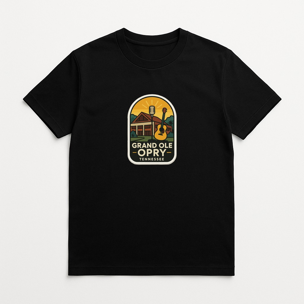 Grand Ole Opry Tennessee Iron On Heat Transfer Vinyl HTV Die-Cut Symbolic