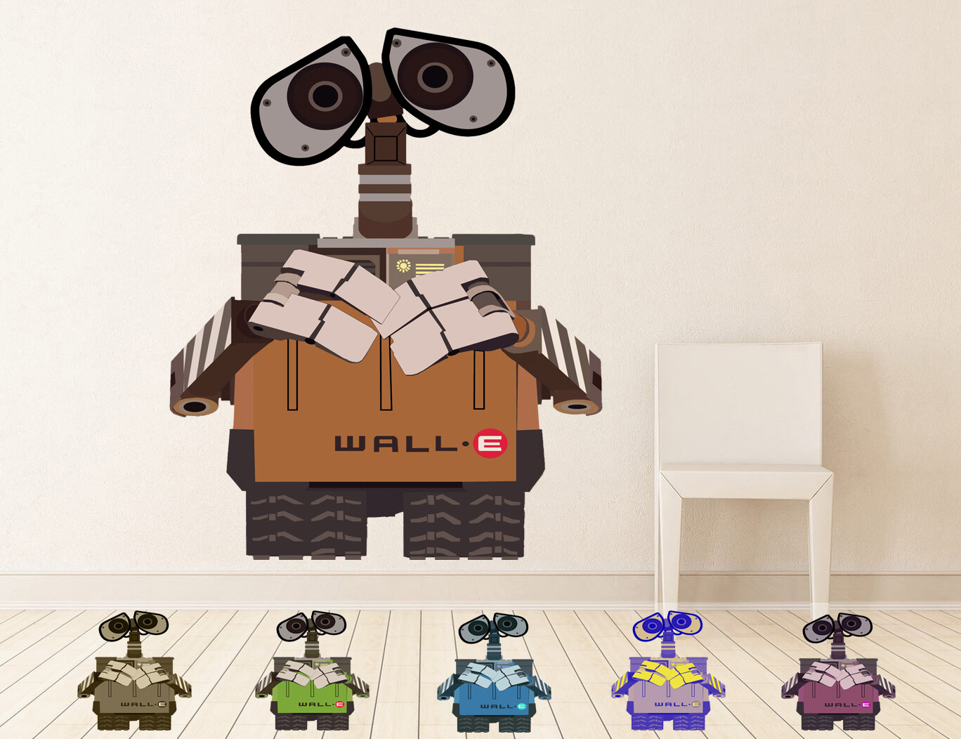 Robot Sticker, Galactic Warrior Decal, Android Wall Art, Smart Car Vinyl Decal