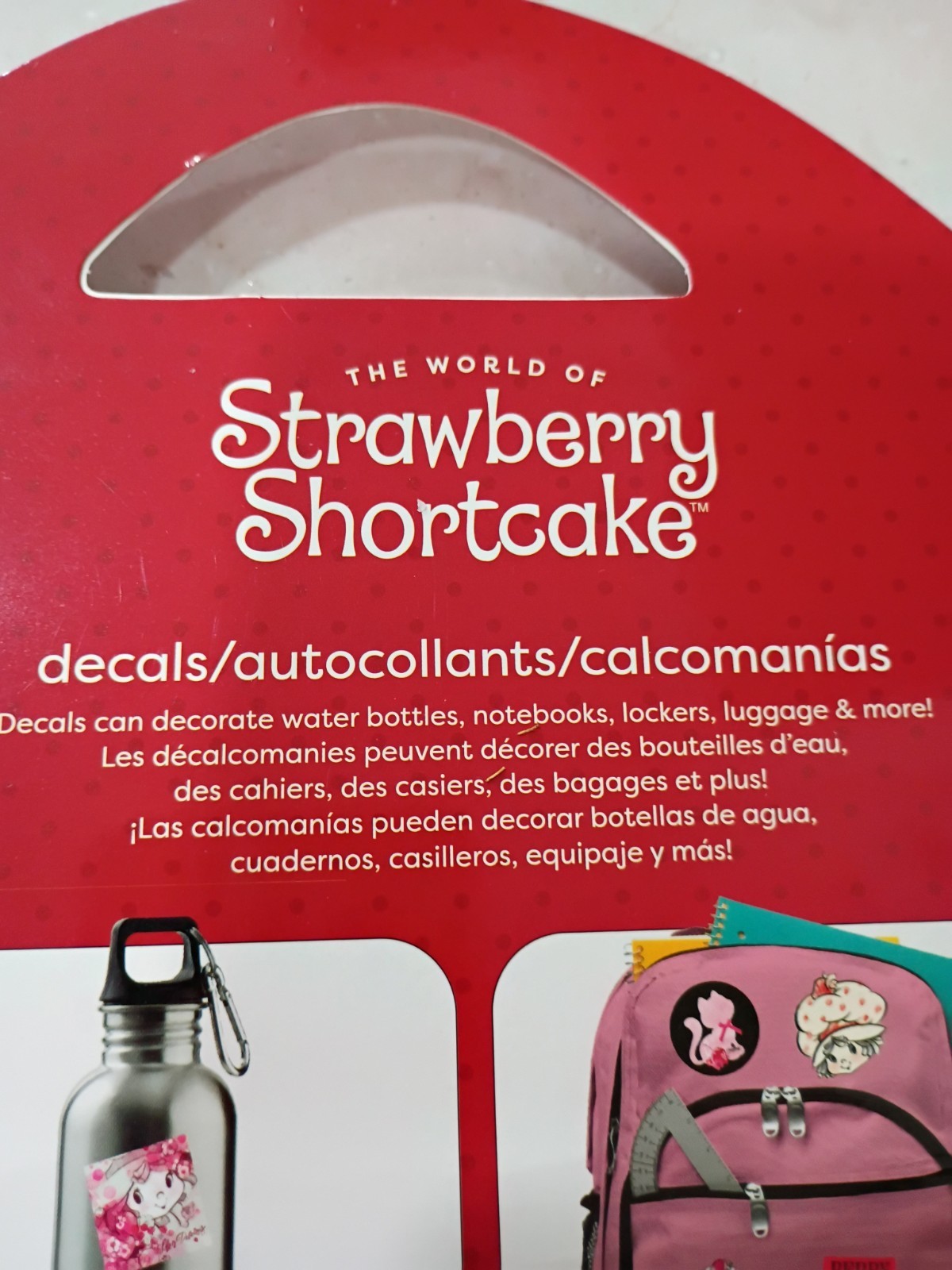 Strawberry Shortcake Repositionable Decals 100 Count Pack