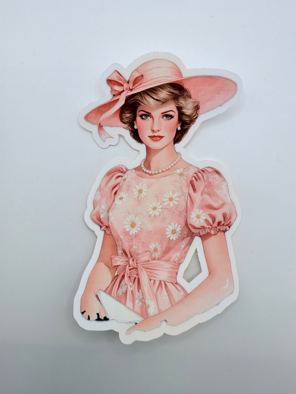 Brand New Gorgeous Princess Diana in Pink Sticker 3" by 4.5"